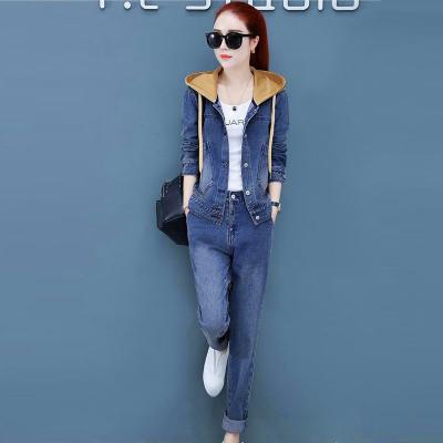 ÁO KHOÁC JEAN PHỐI NÓN VÀNG - NK324